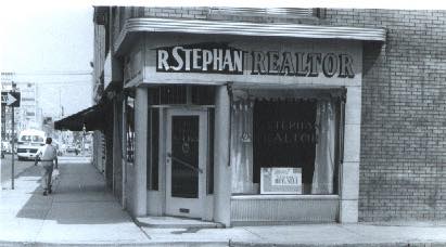 R. Stephan Realtor office on Yonge Street, Toronto, 1950s